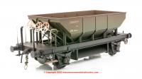 4381 Heljan Dogfish Ballast Hopper Wagon number DB993413 in BR Olive (early) livery - weathered